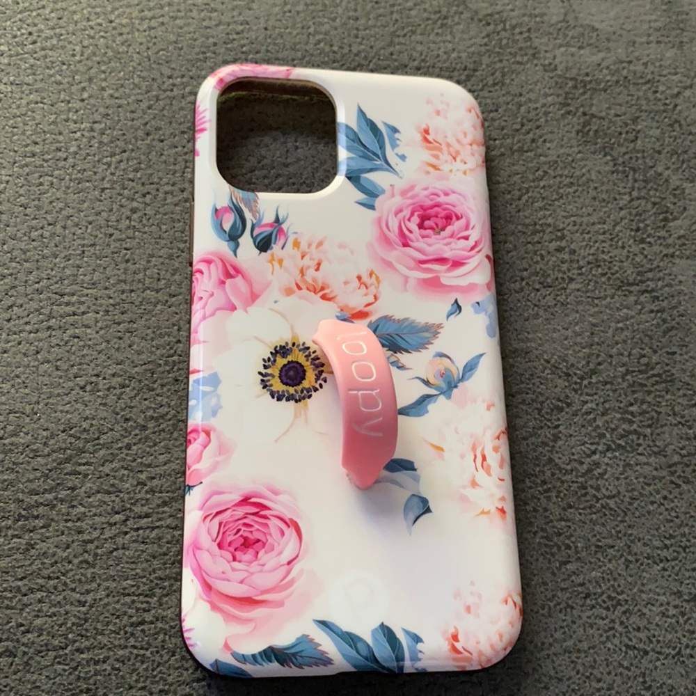 Flowered 11 pro iPhone loopy case